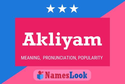 Akliyam Name Poster