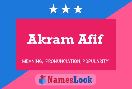 Akram Afif Name Poster