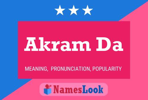 Akram Da Name Poster