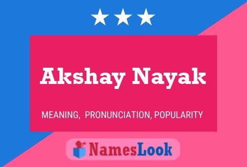 Akshay Nayak Name Poster