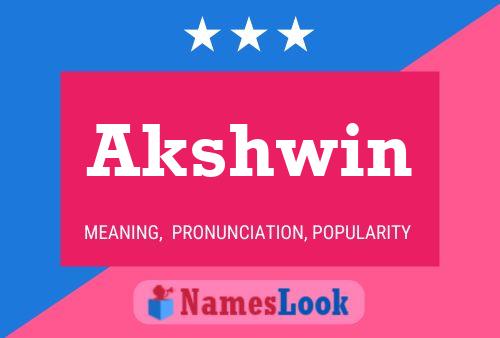 Akshwin Name Poster