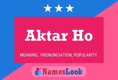 Aktar Ho Name Poster