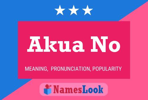 Akua No Name Poster