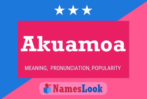 Akuamoa Name Poster