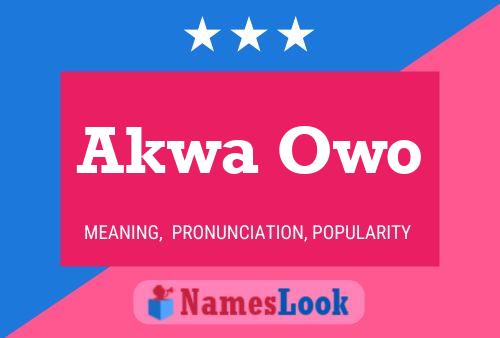 Akwa Owo Name Poster