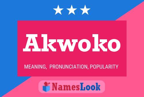 Akwoko Name Poster