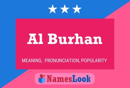 Al-burhan Name Poster