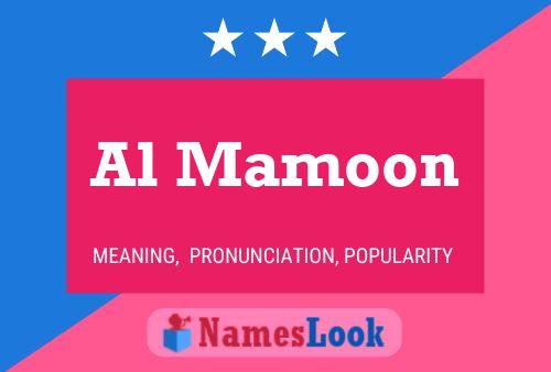 Al-mamoon Name Poster