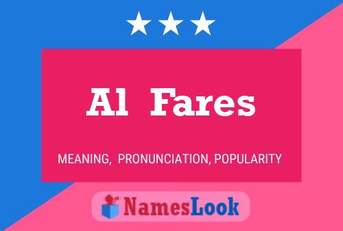 Al  Fares Name Poster