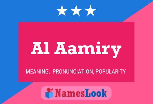 Al Aamiry Name Poster