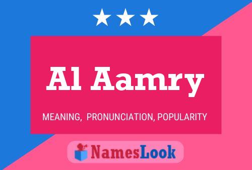 Al Aamry Name Poster