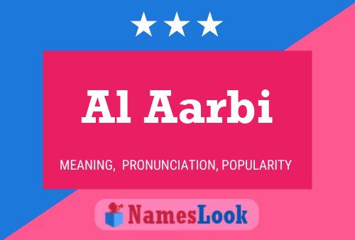 Al Aarbi Name Poster