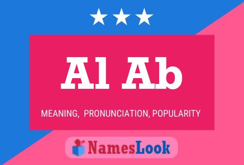 Al Ab Name Poster