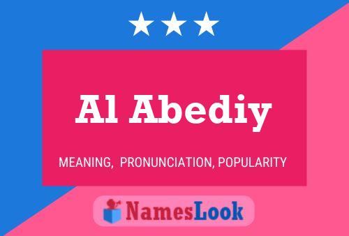 Al Abediy Name Poster