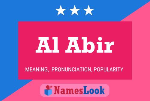 Al Abir Name Poster