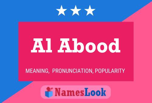 Al Abood Name Poster