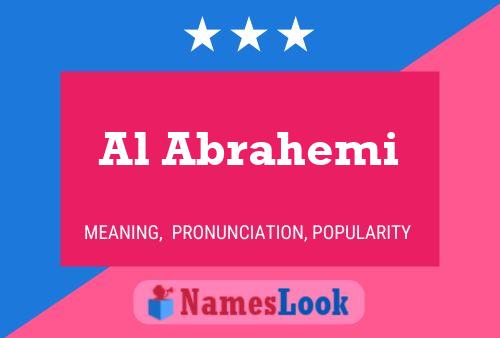 Al Abrahemi Name Poster