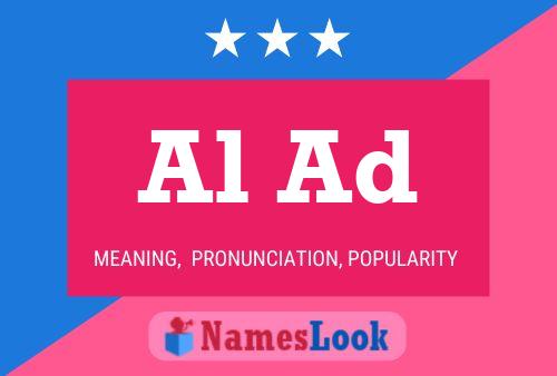 Al Ad Name Poster