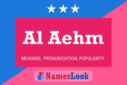 Al Aehm Name Poster