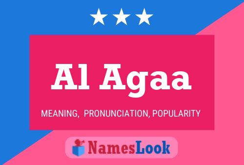 Al Agaa Name Poster