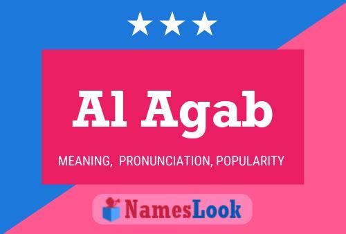 Al Agab Name Poster