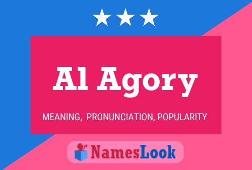 Al Agory Name Poster