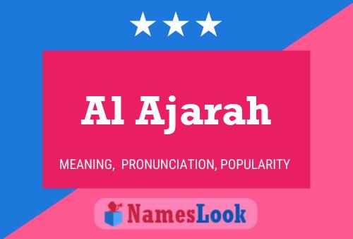 Al Ajarah Name Poster