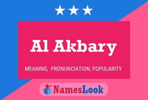 Al Akbary Name Poster