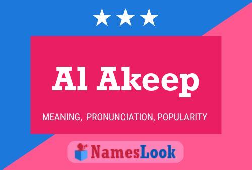 Al Akeep Name Poster