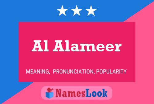 Al Alameer Name Poster