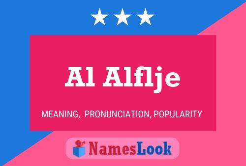 Al Alflje Name Poster