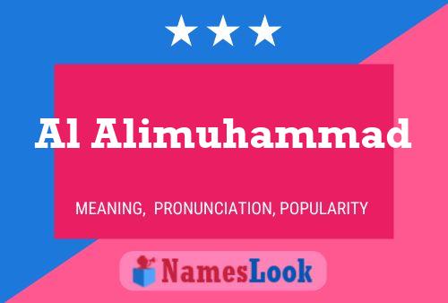 Al Alimuhammad Name Poster