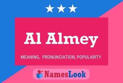 Al Almey Name Poster