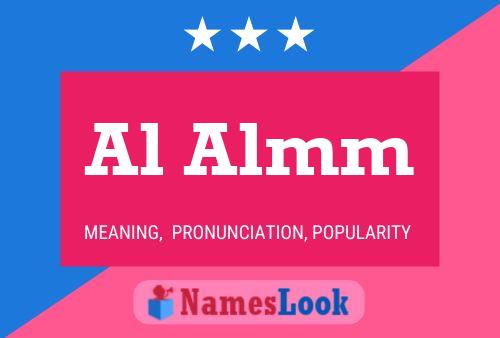 Al Almm Name Poster