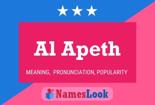 Al Apeth Name Poster