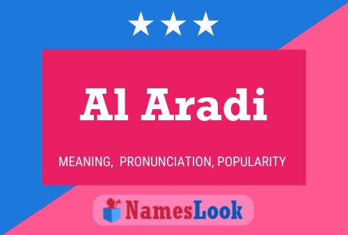 Al Aradi Name Poster