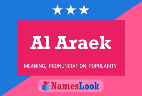 Al Araek Name Poster