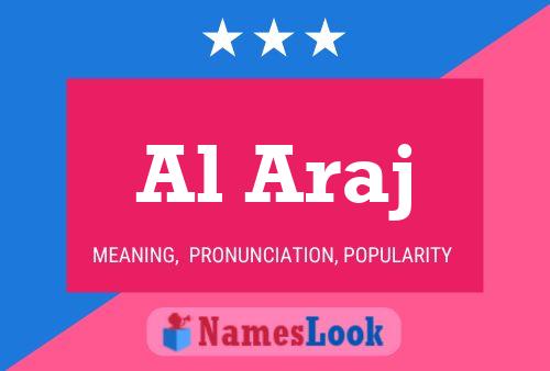 Al Araj Name Poster