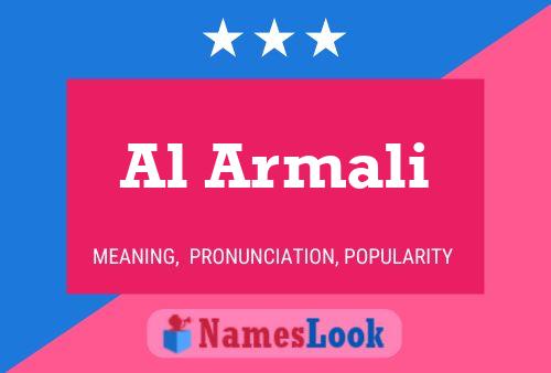 Al Armali Name Poster