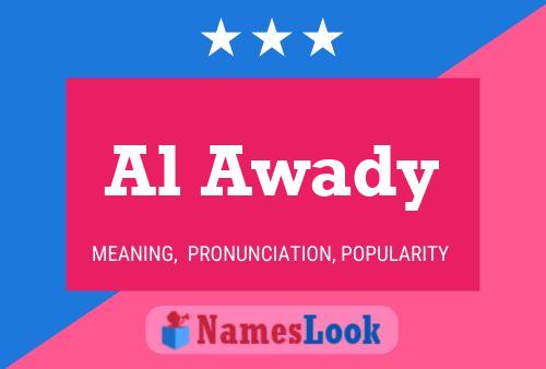 Al Awady Name Poster