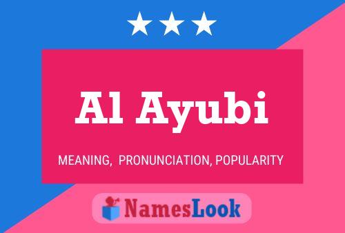 Al Ayubi Name Poster