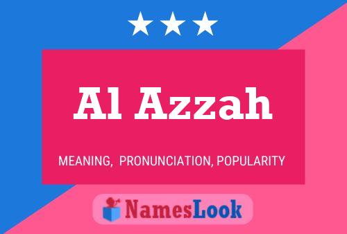 Al Azzah Name Poster