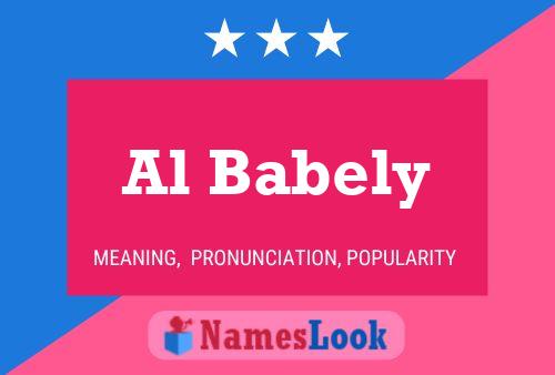 Al Babely Name Poster