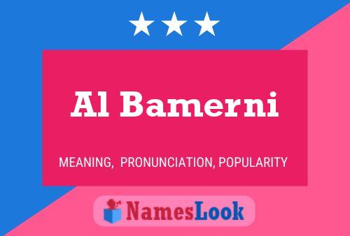 Al Bamerni Name Poster