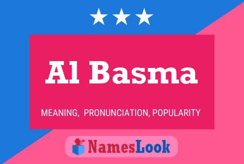 Al Basma Name Poster