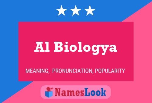 Al Biologya Name Poster