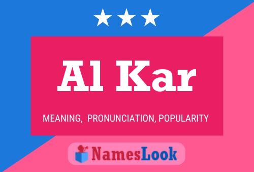 Al Kar Name Poster