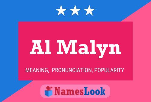 Al Malyn Name Poster