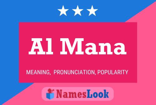 Al Mana Name Poster