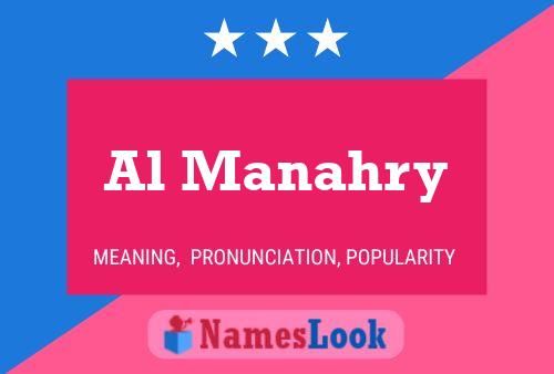 Al Manahry Name Poster